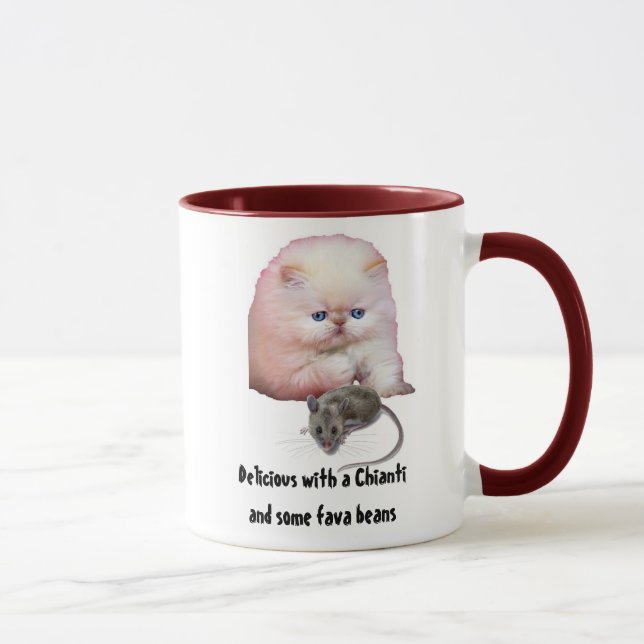 Caneca Caneca/gato/com rato/feijões de fava (Direita)