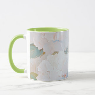 Caneca Caneca, imagem de aquarela abstrata de hortênsias