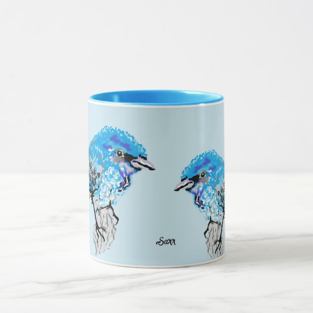 Caneca Caneca: Pássaro Azul (Centro)