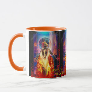 CANECA CANECO DE CAFÉ DA DEUSA DO FOGO PELE