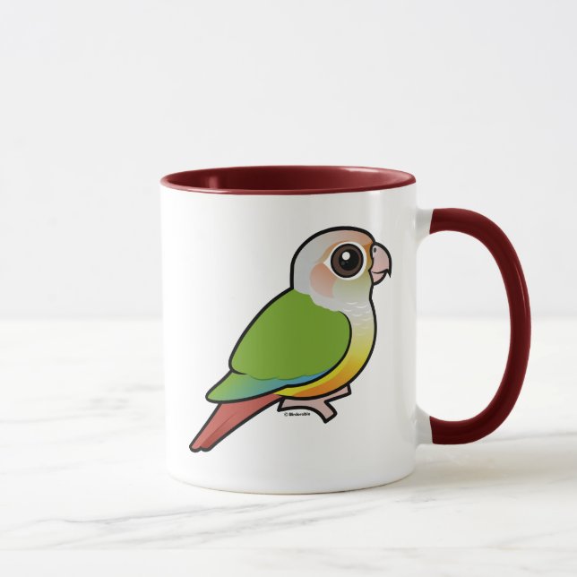 Caneca Canela Conure Verde-cheeked de Birdorable (Direita)