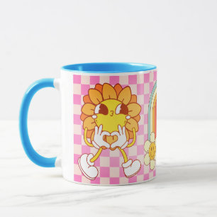 Caneca Caneta azul Feliz Dia