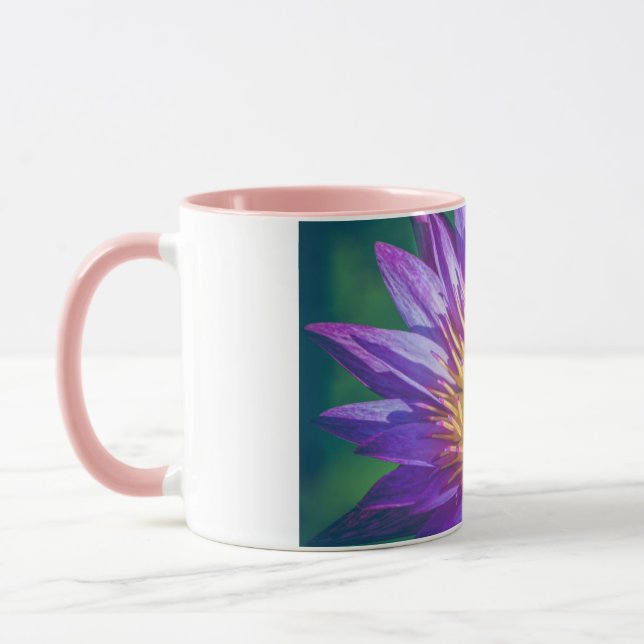 Caneca Caneta combinada de flores (Esquerda)