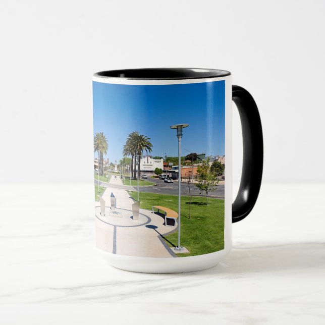 Caneca caneta de 2 tons (Frente Esquerda)