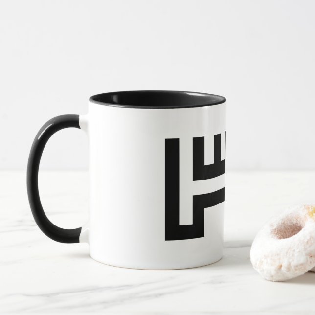 Caneca Caneta de café habilitada para espaço (Com Donut)