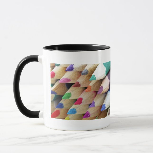 Caneca Caneta de Fotos com Lápis de Cores (Esquerda)