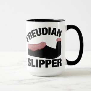 Caneca Caneta de Slipper Freudiana - escolha estilo e cor