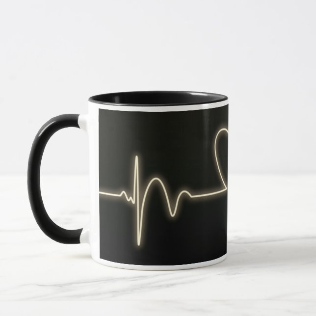 Caneca Caneta ECG Elegante (Esquerda)