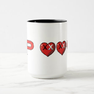 Caneca Caneta emote do coração HP