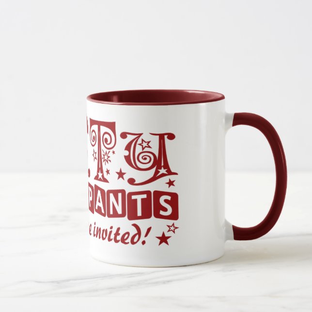 Caneca caneta PANTS DE PARTE - escolha estilo e cor (Direita)