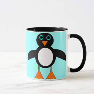 Caneca Caneta Pinguim Cuja