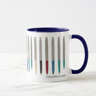 Caneca Canetas Tinteiro Curtas Pilot