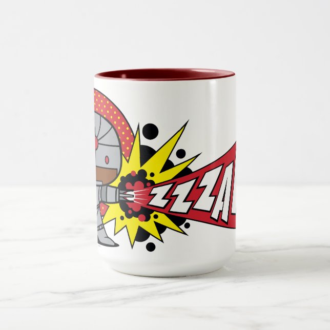 Caneca Canhão Cibernético de Chibi Cyborg (Centro)