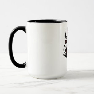 Caneca Canhão de borboletas roxas