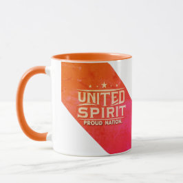 Caneca Canhão de Nação Orgulhosa de Espírito Unido