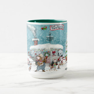 Caneca Canhão de Natal do Polo Norte