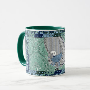 Caneca Canhão de Pavão Indiano Tradicional
