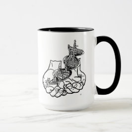 Caneca Canhão preto de 15 oz