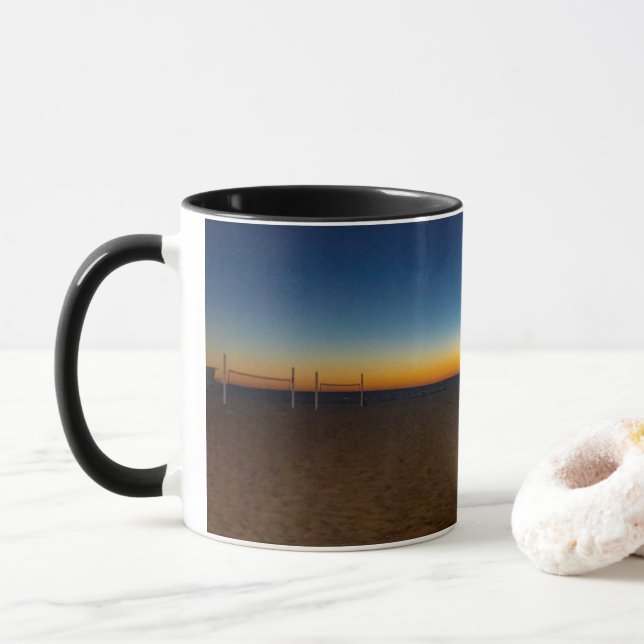 Caneca Canhão Sunset Oceano (Com Donut)