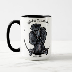 Caneca Caniche padrão preta IAAM