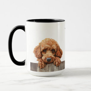Caneca Canina de Poodle Standard