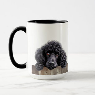 Caneca Canina de Poodle Standard