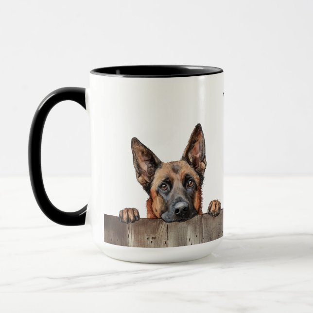 Caneca Canino Malinois Belga (Esquerda)