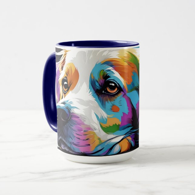 Caneca Canino Pop Art Mug (Frente Esquerda)