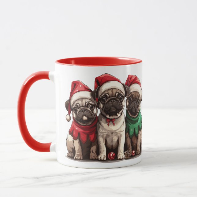 Caneca Caninos de Natal (Esquerda)