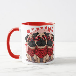 Caneca Caninos dias de os namorados