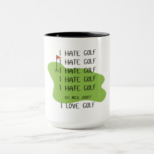 Caneca Canja De Golfe Engraçada Para Pás De Golfe