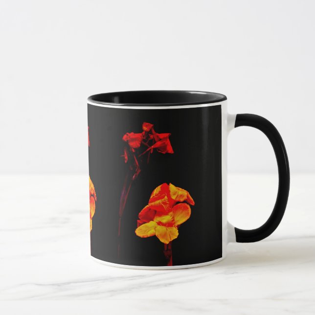 Caneca Canna Lily em Preto (Direita)