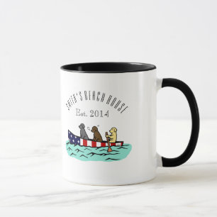 Caneca Canoeing da casa de praia de Labrador