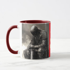 Caneca Cansado Após Batalha