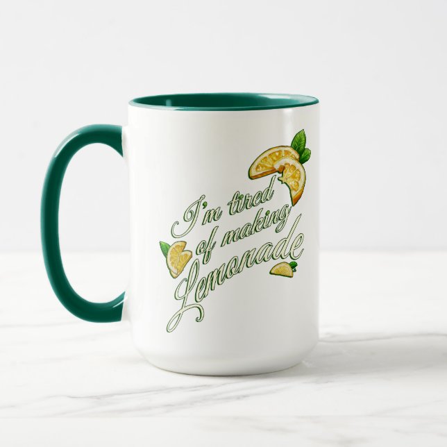 CANECA Cansado de Fazer Limonada (Esquerda)