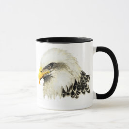 Caneca Canuta de águia careca para personalizar