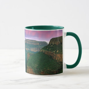 Caneca Canyon do rio Blyde ao pôr do sol, África do Sul