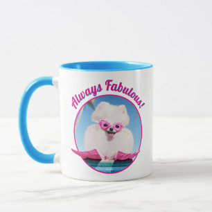 Caneca Cão Ao Lado Das Costas