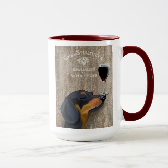 Caneca Cão Au Vin Dachshund (Direita)