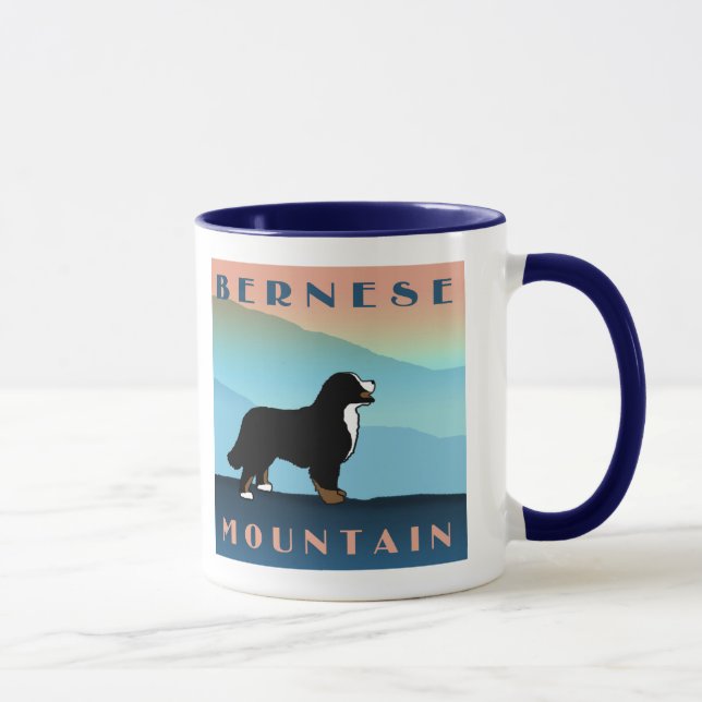 Caneca Cão azul de Bernese da montanha (Direita)