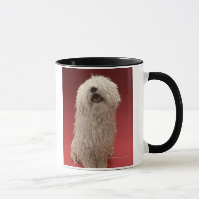 Caneca Cão bonito de Komondor (Direita)