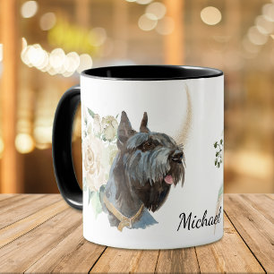 Caneca Cão-Buquê-Gigante Schnauzer