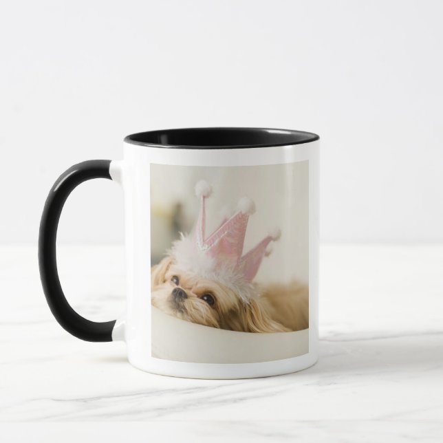 Caneca Cão com uma coroa (Esquerda)