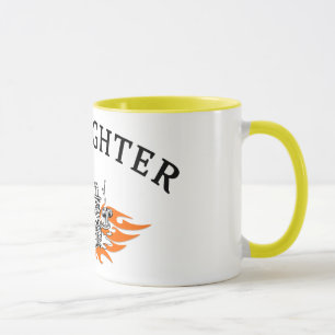Caneca Cão de Bull do sapador-bombeiro resistente