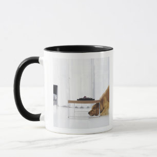 Caneca Cão e mesa