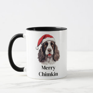 Caneca Cão English Springer Spaniel com Chapéu de Papai N