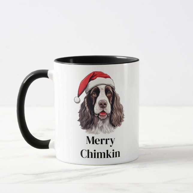 Caneca Cão English Springer Spaniel com Chapéu de Papai N (Esquerda)