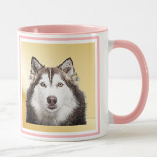 Caneca Cão Mãe Dia de as mães Engraçado Foto Pet Dent