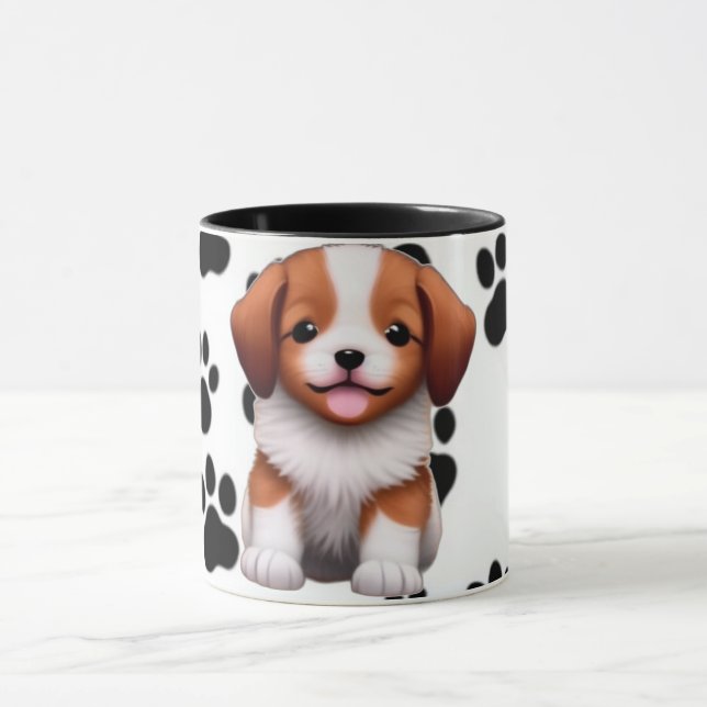 Caneca Cãozinho bonito (Centro)