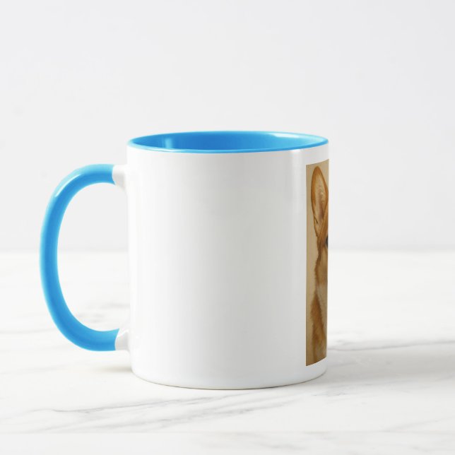 Caneca cãozinho, cor do céu (Esquerda)